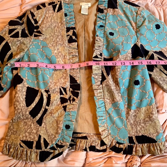 Odille for Anthropologie cropped corduroy Blazer - Picture 6 of 14
